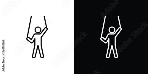 Puppet icon logo element. Vector illustration. EPS10