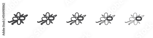 Vanilla icon Line graphics illustration symbol