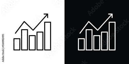Stagflation icon logo element. Vector illustration. EPS10