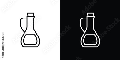 Vinegar icon logo element. Vector illustration. EPS10