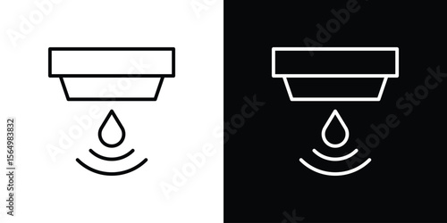 Water sensor icon logo element. Vector illustration. EPS10