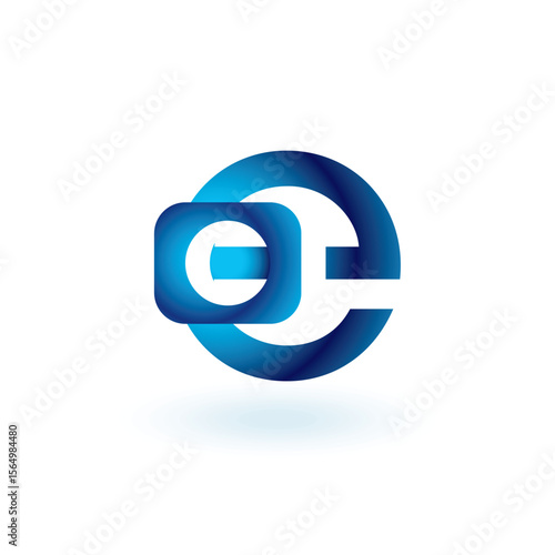 e logo design element, symbol  e commerce, eco, technology, global, oversea global, internet, connect, E Globe, eco transport