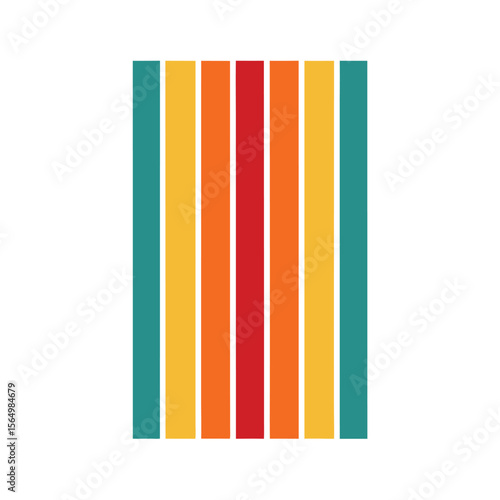 retro vintage vertical striped white background 2