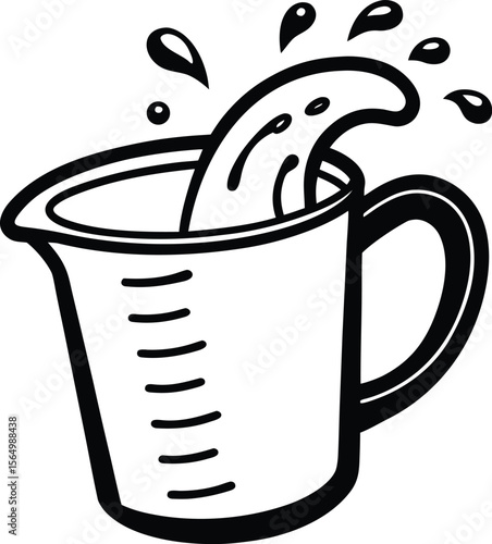 Pouring Milk into Cup