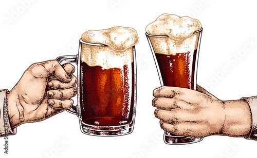 Cheers to friendship with cold beers in hand