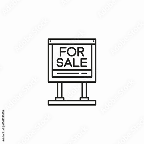 for sale sign icon sign vector