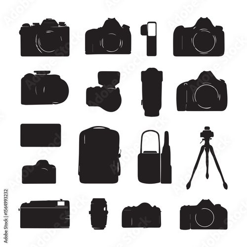 set of cameras icon