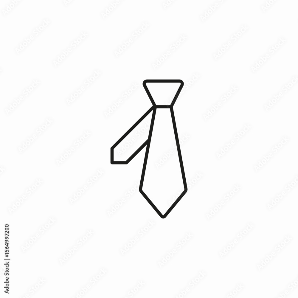 business formal tie icon sign vector business formal tie icon sign vector
