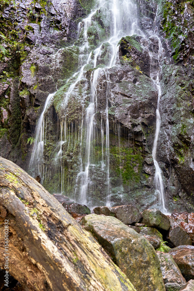 View on Burgbach waterfall in the Black Forest, Germany View on Burgbach waterfall in the Black Forest, Germany