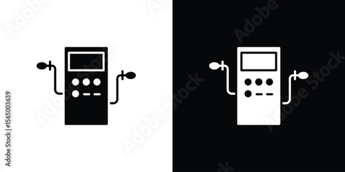 Dialysis icon silhouette vector flat illustration design pack.