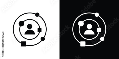 Experience icon silhouette vector flat illustration design pack.