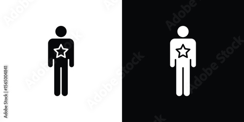 Good human icon silhouette vector flat illustration design pack.