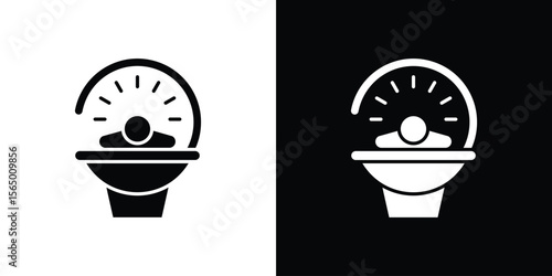 Solarium icon silhouette vector flat illustration design pack.