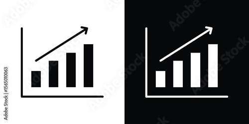 Stagflation icon silhouette vector flat illustration design pack.