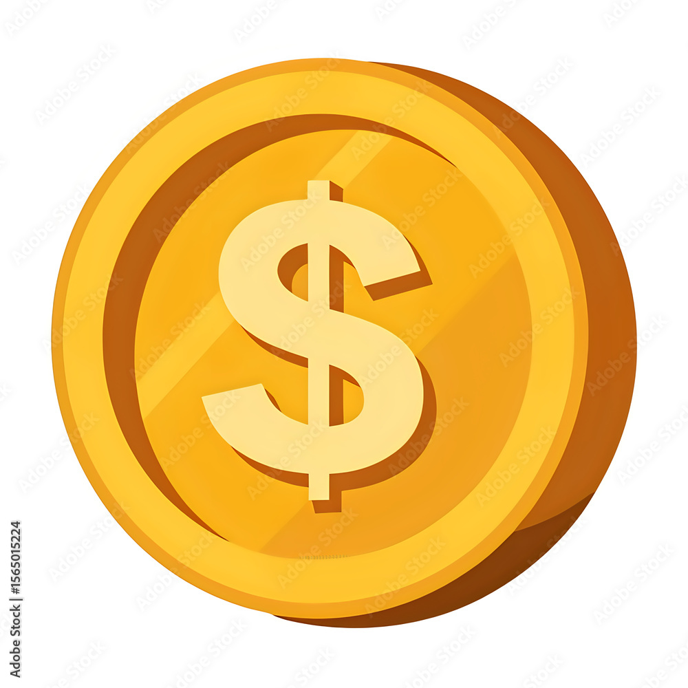 vector Money coin gold icon ,isolated on transparent white background vector Money coin gold icon ,isolated on transparent white background