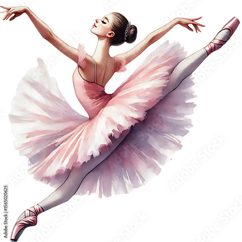 Pink Ballerina Clipart PNG – Ballet Dancer Illustration
Elegant pink ballerina illustration in high-resolution PNG format with a transparent background.
