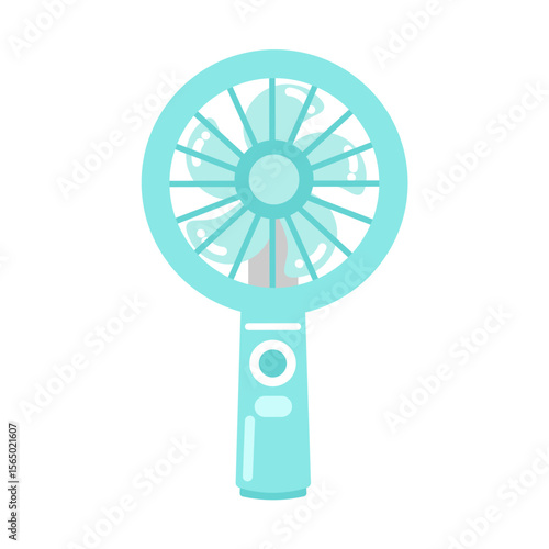 ハンディファン　イラスト