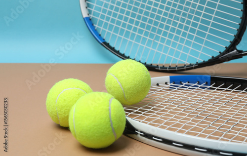 sport tennis on a green background
