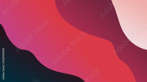 Abstract background with layered fluid shapes in a dramatic red and black gradient. A moody and sophisticated design with a deep, volcanic-like aesthetic.