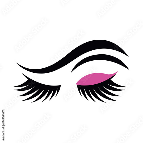 Eyelashes Logo Design Vector  Elegant Free Logo Template for Beauty and Cosmetic Branding