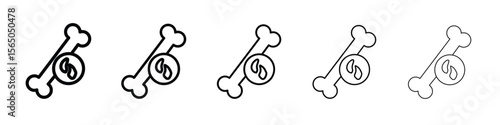 Multiple myeloma icon vector in editable stroke linear pictogram