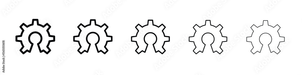 Open source icon vector in editable stroke linear pictogram Open source icon vector in editable stroke linear pictogram