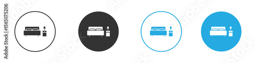 Clean Room icon set. Black solid flat doodle graphic design set