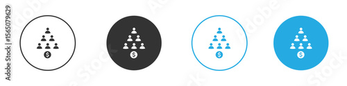 Ponzi scheme icon