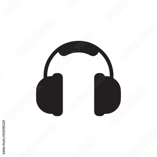Ear muffs icon isolated. simple vector icon on white background