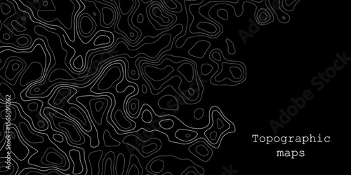 Exploration of intricate topographic maps showcasing contour lines and geographical features in a creative representation of terrain