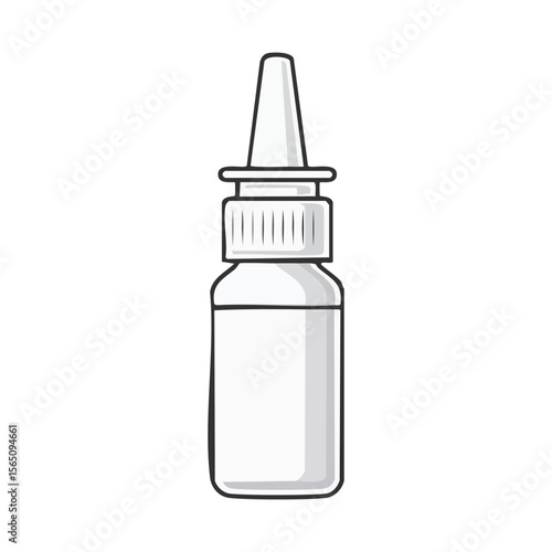 Nasal Drop Bottle Icon 