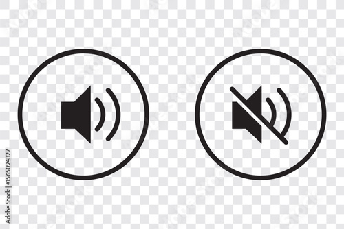 Mute sound icon concept. graphic design, logo, Web, UI.