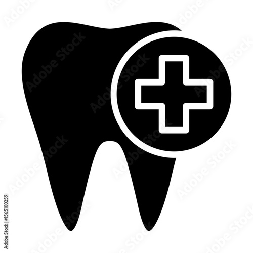 Dentist Glyph Icon