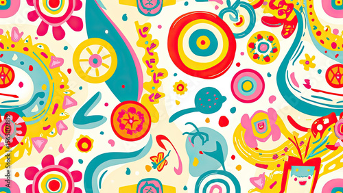 abstract seamless pattern