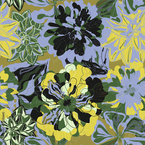 Seamless vector pattern, rapport, repeating pattern, wallpaper