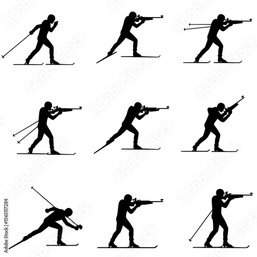Biathlon Silhouettes Collection
