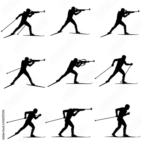 Biathlon Silhouettes Collection