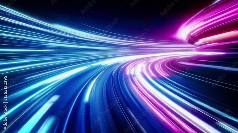 Seamless Looping Light Speed Curve Trails
Seamless Looping Light Speed Curve Trails
