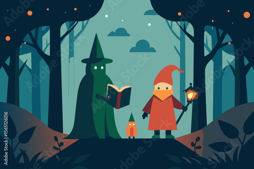 fairy tale castle in forest