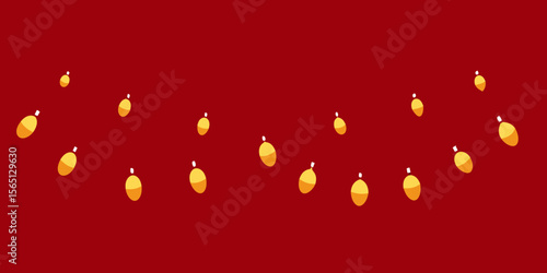 Red burning heart candles cast a warm, bright glow, perfect for a holiday love celebration card with decorative bokeh lights