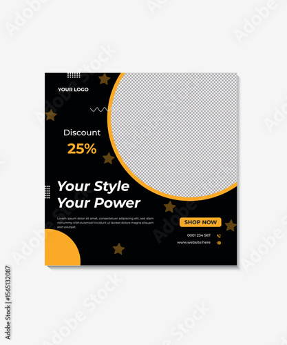 Modern Fashion Show Flyer Design

