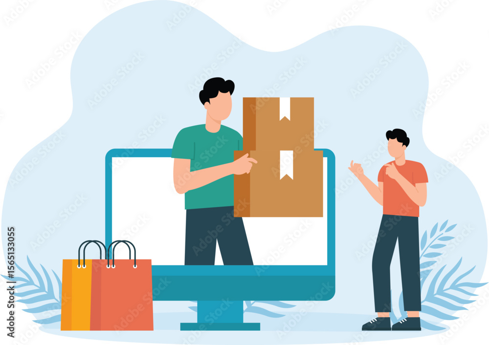 Fototapeta premium Product transfer