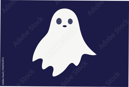 halloween ghost vector illustration