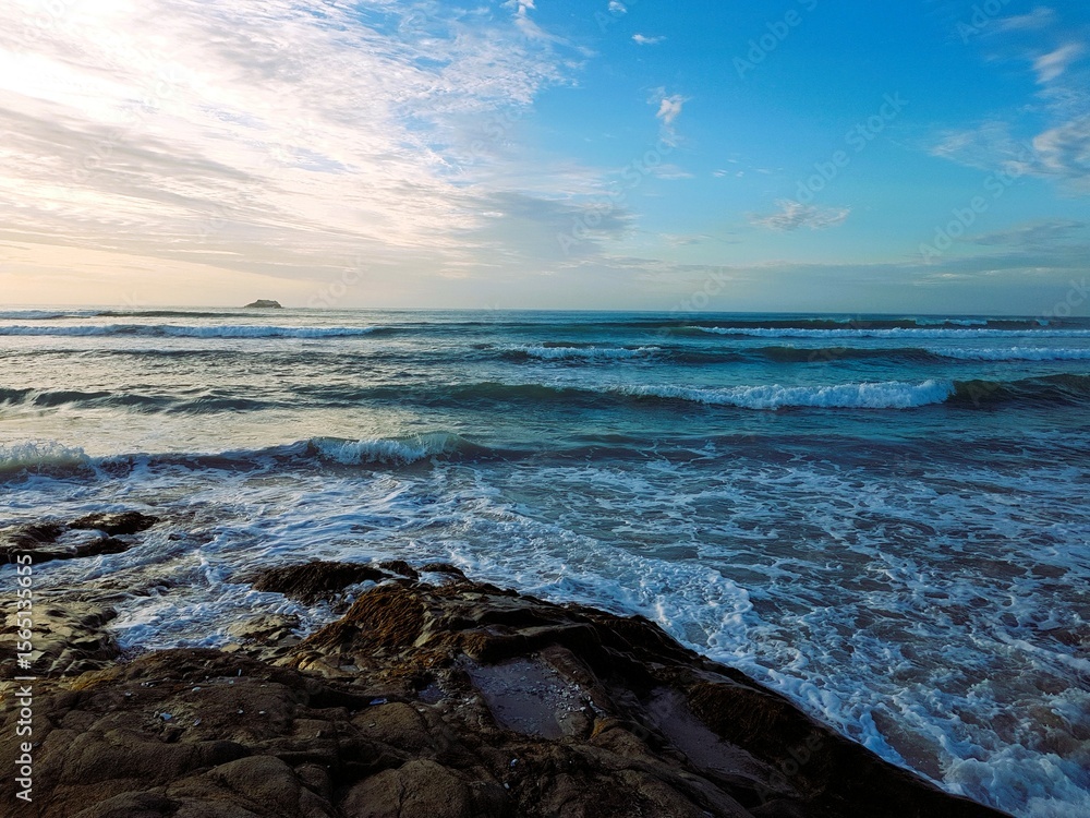 Obraz premium sunset on the beach