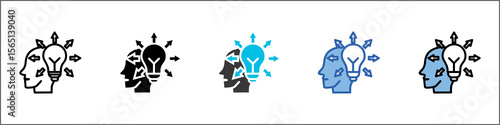 Initiative Skill Icon Pack Multistyle Illustration