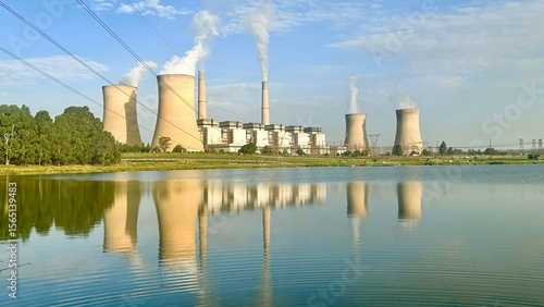 Power plant reflection