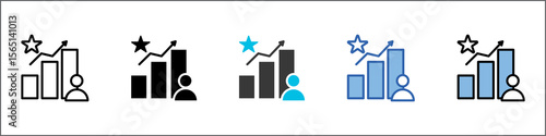 Self Improvement Icon Pack Multistyle Illustration