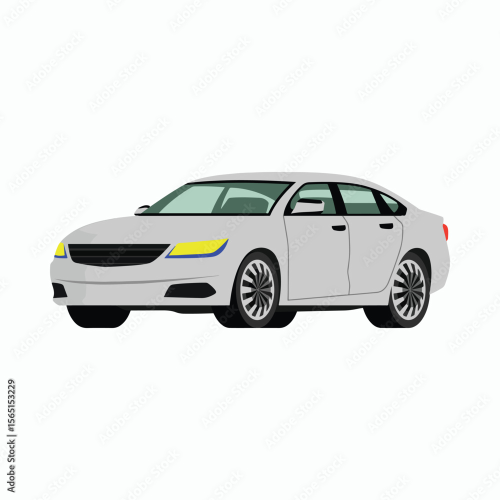 white sports car vector white sports car vector