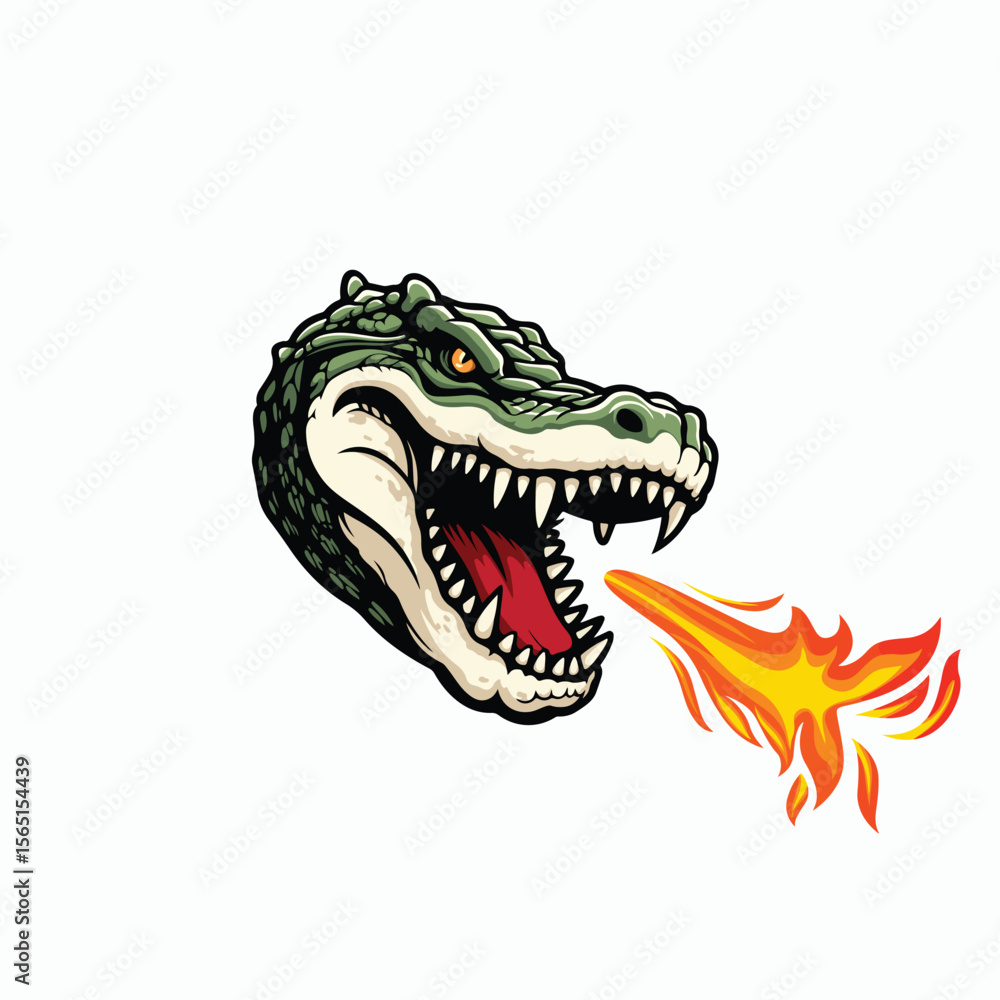 dragon head vector spewing fire dragon head vector spewing fire