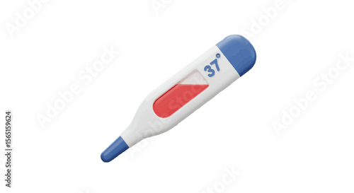 3D icon of a thermometer